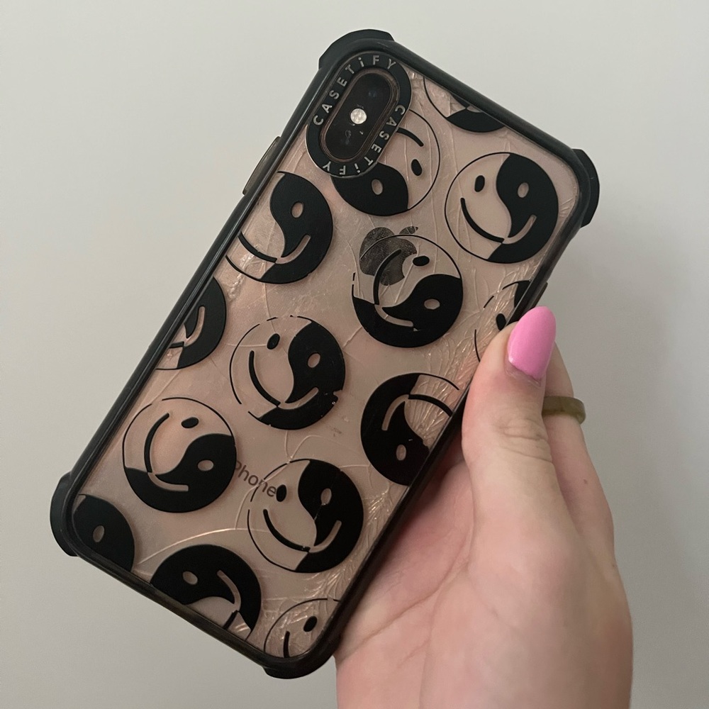 Casetify smiley face case